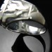 925 Silver Ring w Black Agate  - SR25